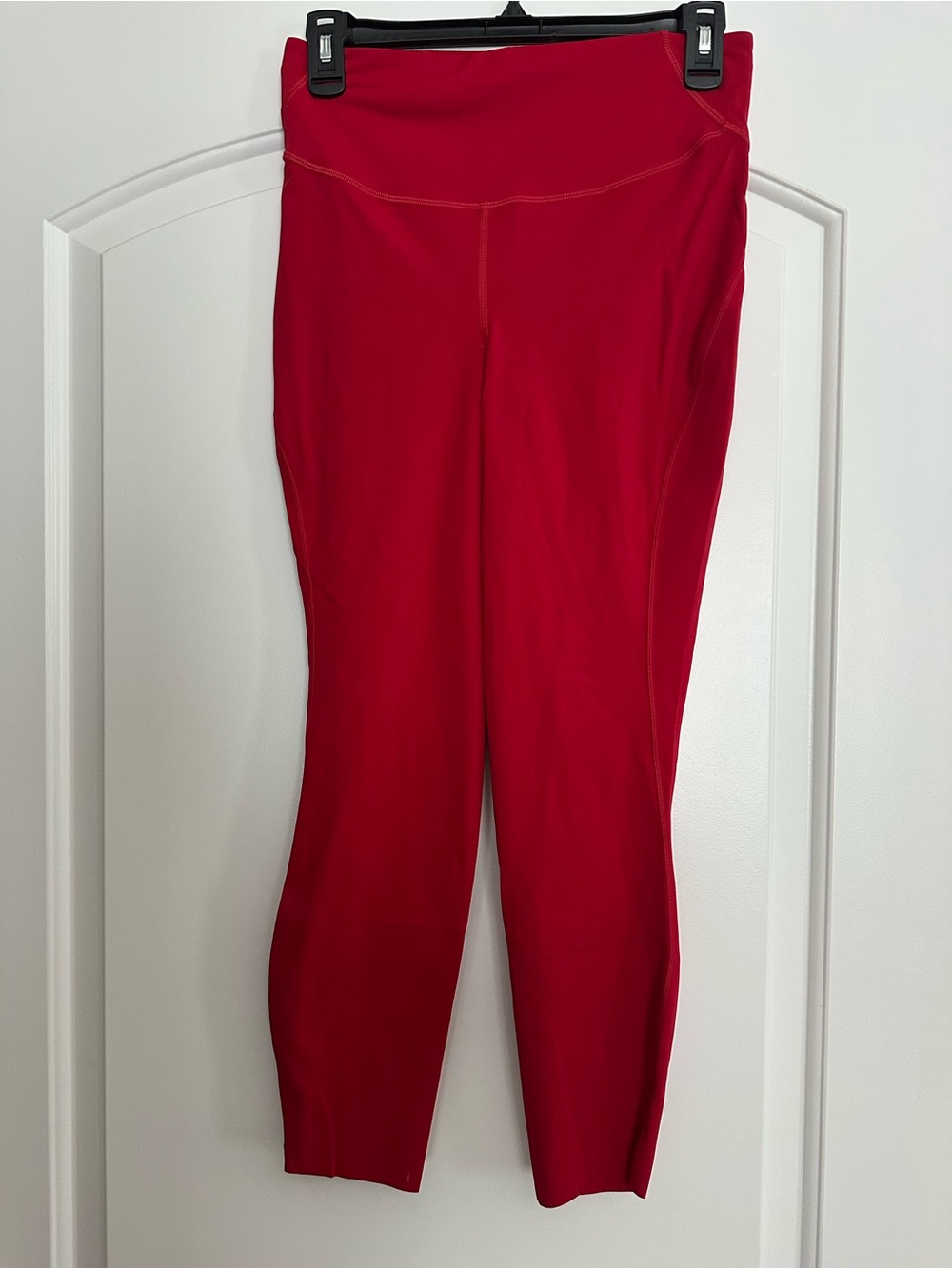 Lululemon Red High-Waist Active Legging Pants